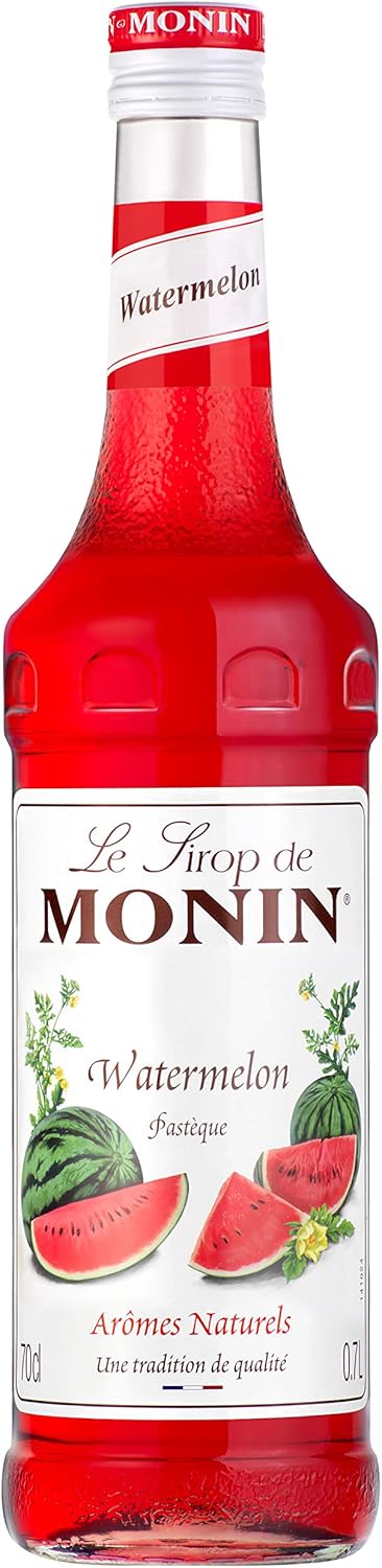 Monin Watermelon Syrup 700ml – Natural Summer Fruit Flavour for Drinks