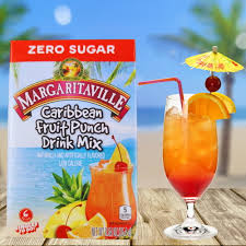 Margaritaville On-The-Go Caribbean Fruit Punch Powder