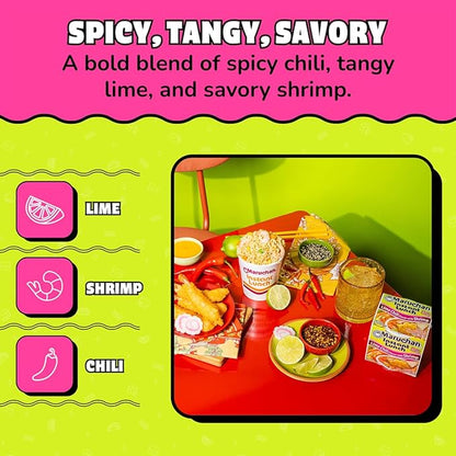 Maruchan Lime Chili with Shrimp Instant Lunch Ramen Noodles on store shelf