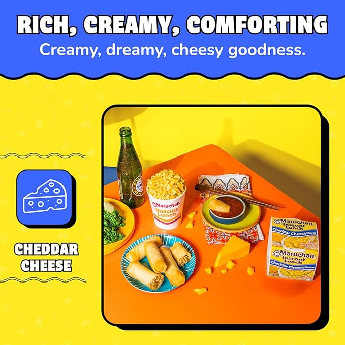 Prepared Maruchan Instant Lunch Cheddar Chee