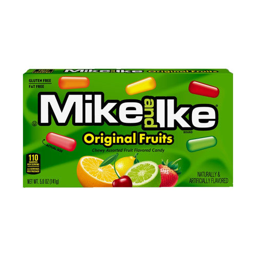 Bowl of Mike & Ike Original Fruits candy – classic American fruit-flavoured chewy sweets for sharing