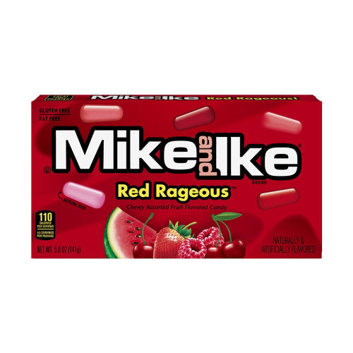 Bowl of Mike & Ike Red Rageous candy – chewy red-fruit sweets for sharing or parties