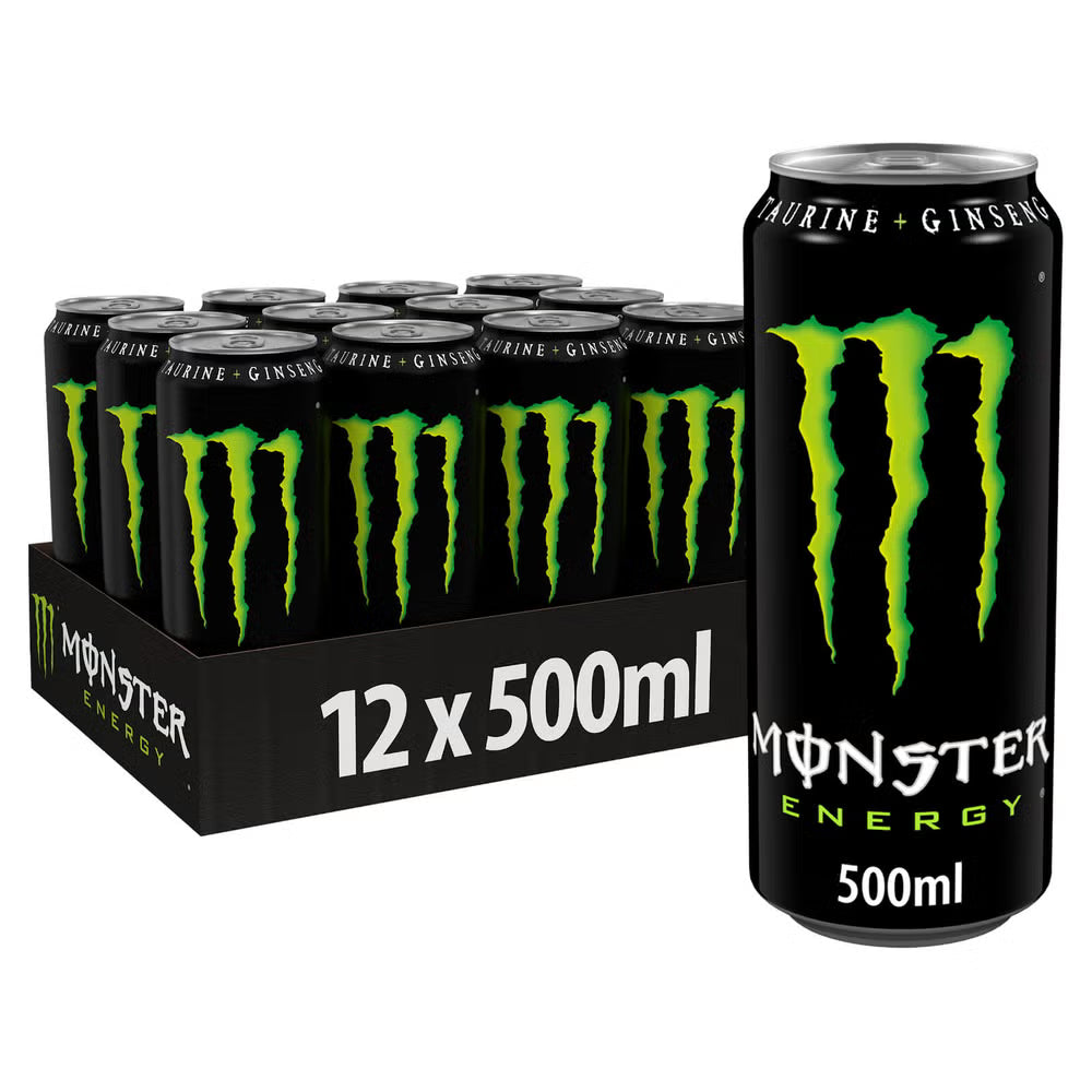 Classic Monster Energy drink 500ml packaging