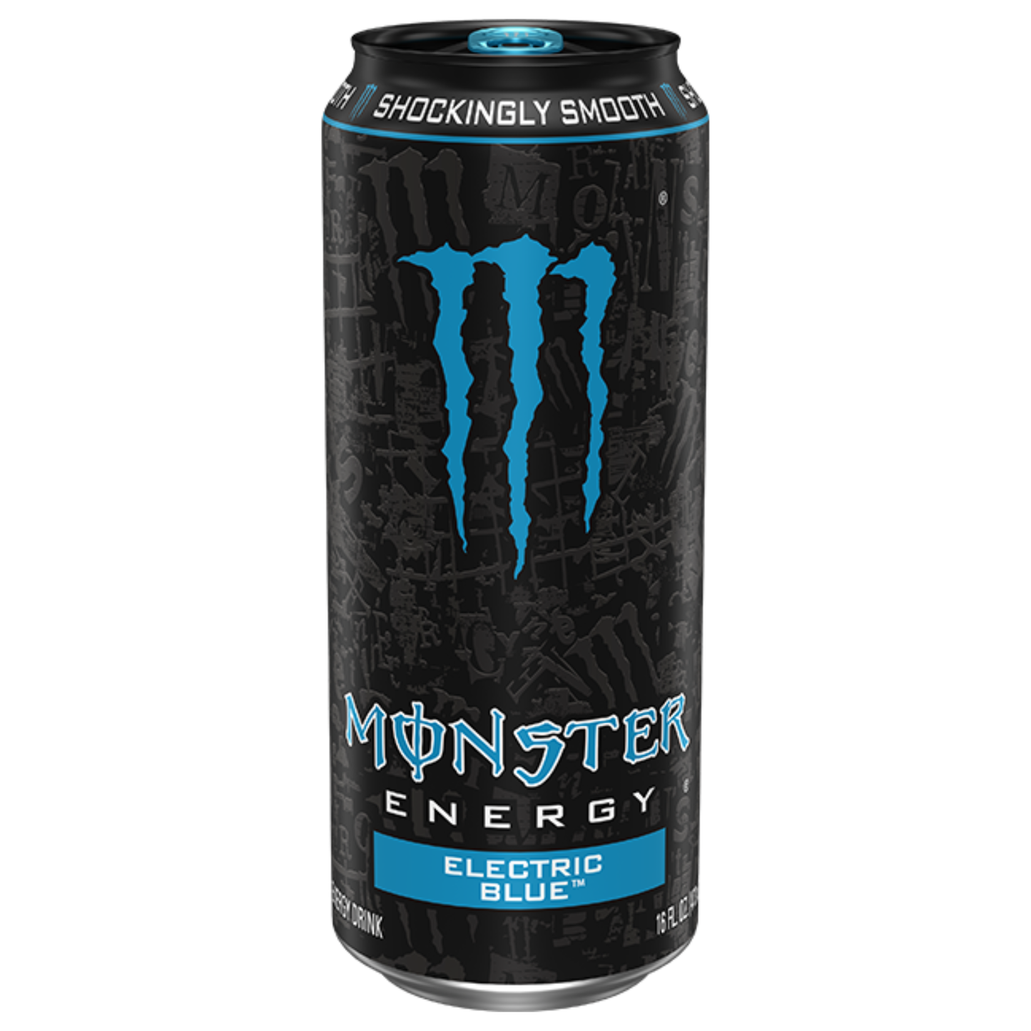 Monster Energy Drink Electric Blue USA 473ml can with bright blue design and bold Monster Energy branding.