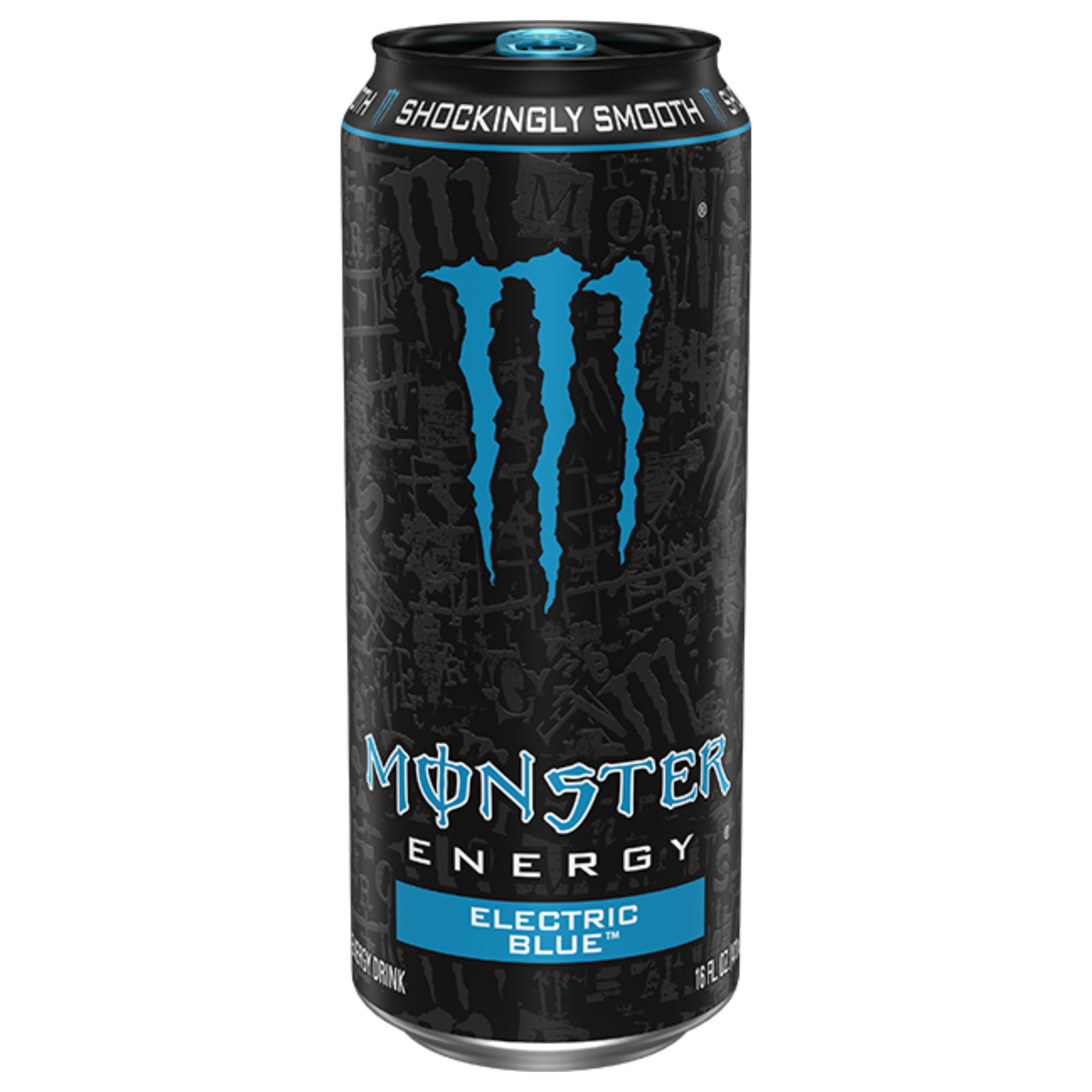Monster Energy Drink Electric Blue USA 473ml can with bright blue design and bold Monster Energy branding.