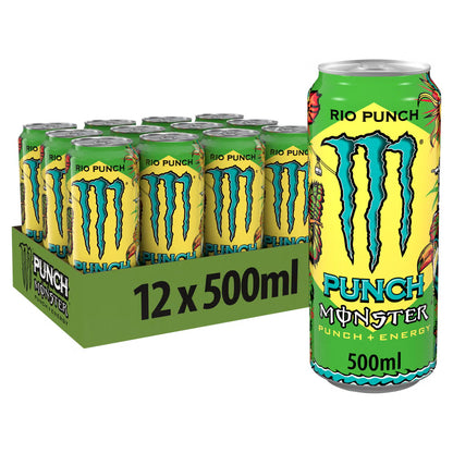 Monster Energy Rio Punch 500 ml can inspired by Brazilian-style punch