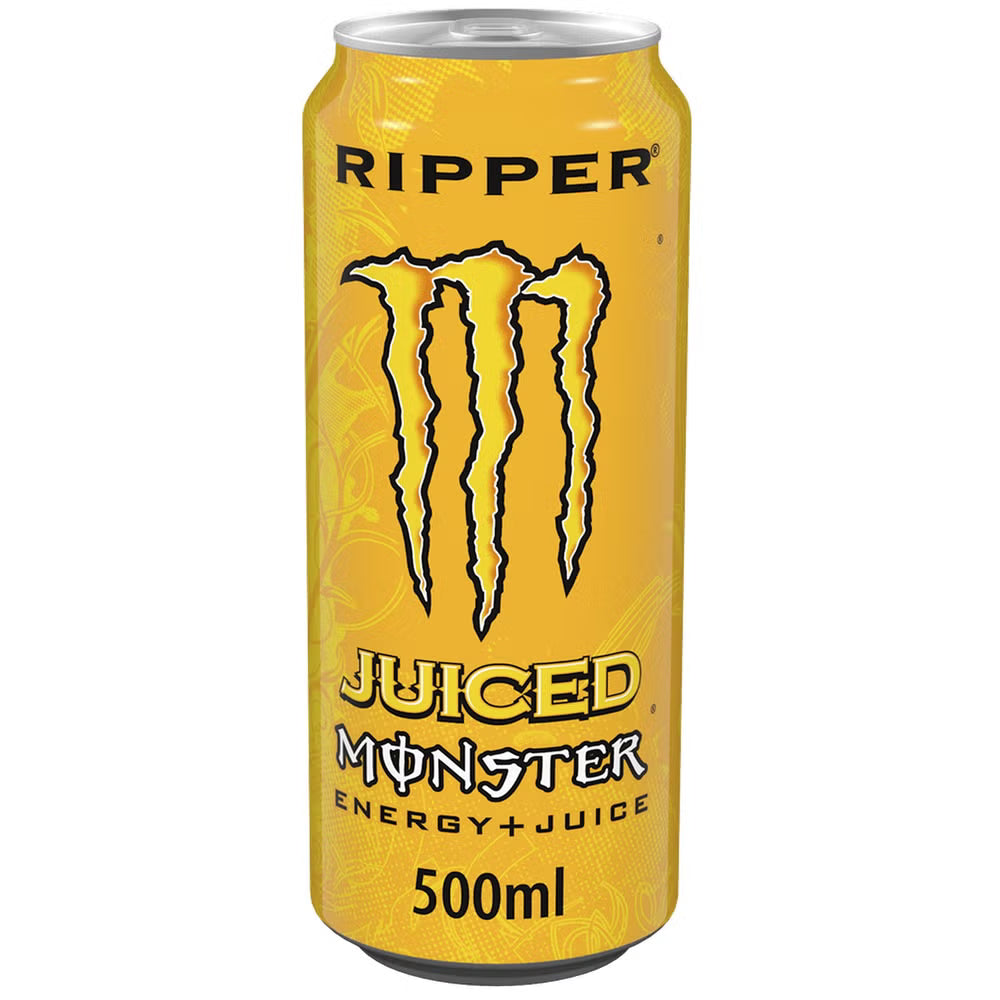Monster Energy Ripper 500ml can with tropical juice blend