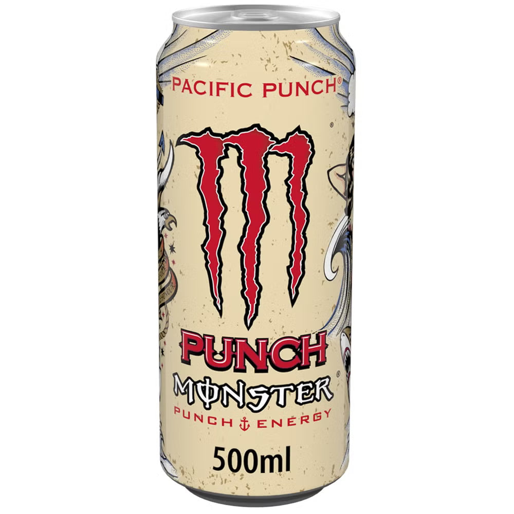 Monster Energy Pacific Punch 500ml refreshing energy beverage