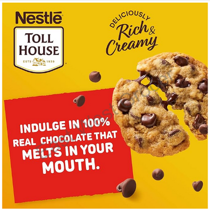 Nestlé Toll House Semi-Sweet Chocolate Morsels 340g – USA Import | Authentic Baking Chips for Cookies & Desserts | UK Stock | Fast Delivery | No Customs