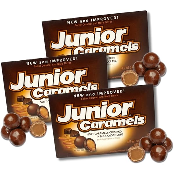 Junior Caramels 102 g crunchy caramel chocolate treat