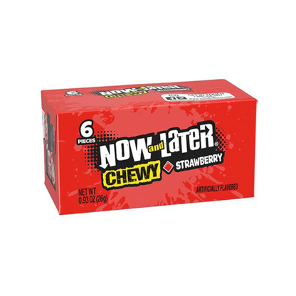 Now and Later Original Strawberry Candy