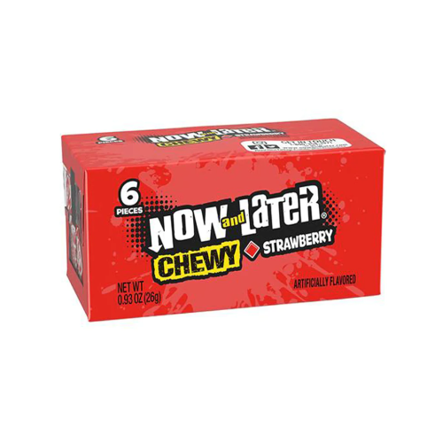 Now and Later Original Strawberry Candy