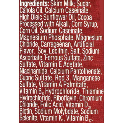 12oz Nutrament Complete Nutrition Drink in chocolate flavour displayed upright on white background