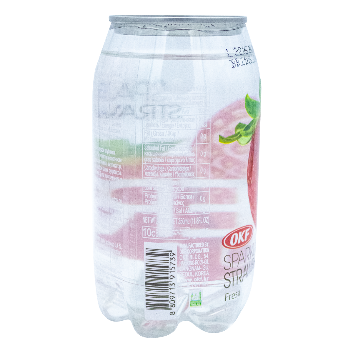 OKF Zero Sugar Strawberry Soda 350ml