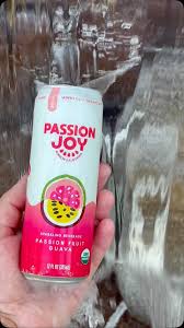 Passion Joy Passion Fruit & Guava sparkling drink bottle – tropical beverage