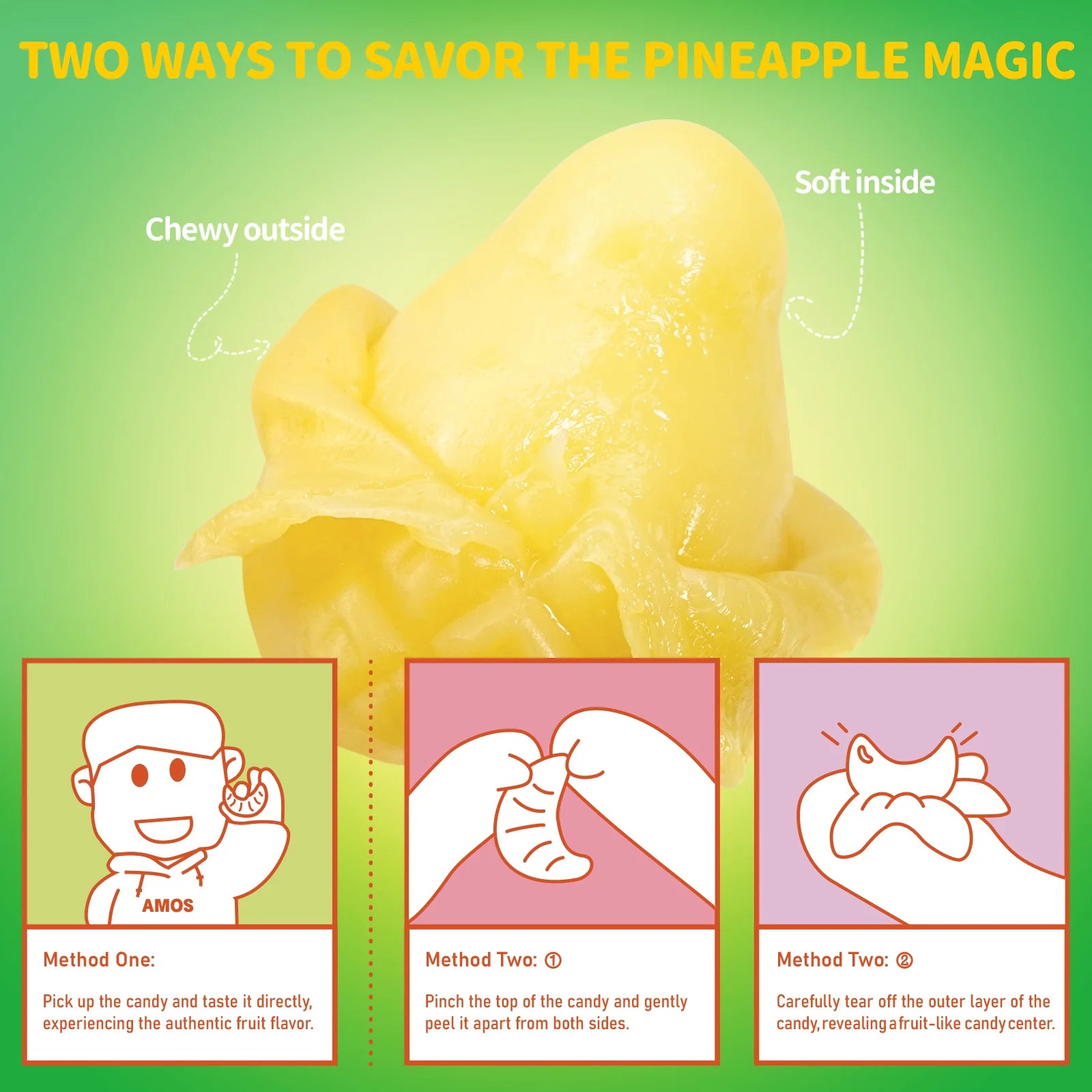 PEELERZ Chewy Pineapple Sweets