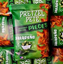 Pretzel Pete Jalapeno Pretzel Pieces – Crunchy, Spicy Snack for Parties & Snacking