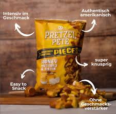 Pretzel Pete Honey Mustard & Onion Pretzel Pieces