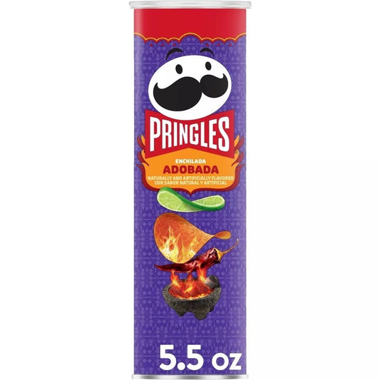Pringles Enchilada Adobada Potato Chips Crisps 5.5 OZ 158g