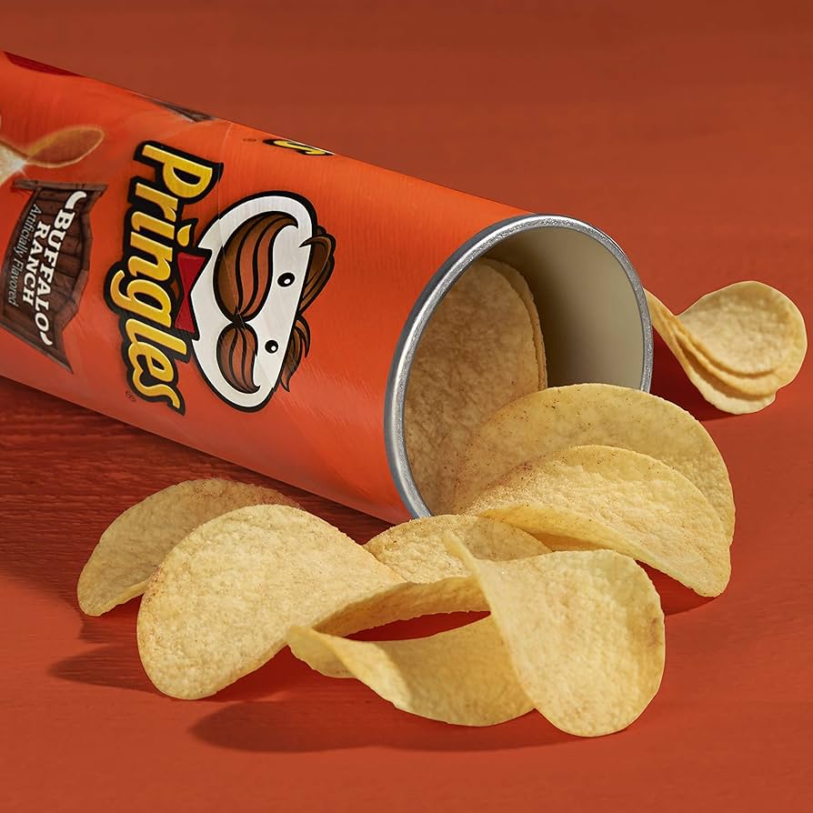 Canadian Edition Pringles Buffalo Flavor