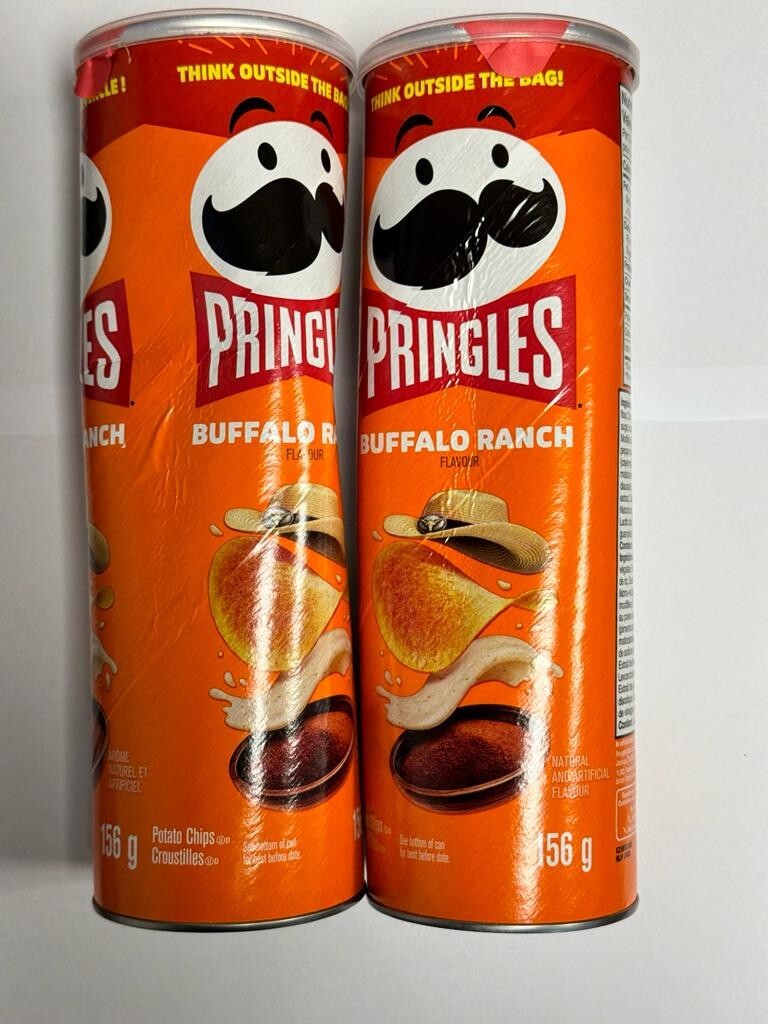 Simply Buffalo Ranch Ruffle Chips Pringles Buffalo Ranch Potato Chips 156 g – Canadian Edition, Spicy ...
