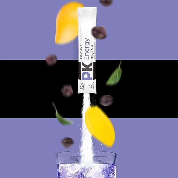 Pure Kick Instant Mango Acai Energy Drink Packet