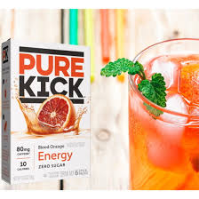 Pure Kick Single-Serve Blood Orange Energy Beverage