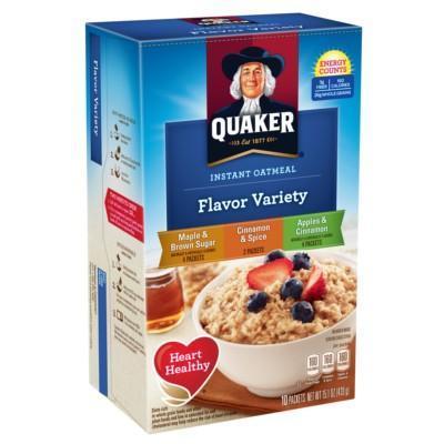 Quaker Quick Cooking Oatmeal Variety Pack