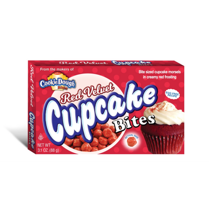 Cookie Dough Bites Red Velvet Cupcake 88 g – Bite-Size Dessert Candy Balls