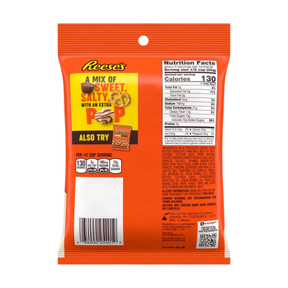 Reese’s Snack Mix Popped Peg Bag – peanut butter cups, pretzels and chocolate candy mix