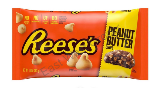 Reese’s Peanut Butter Baking Chips 283g – USA Import | Authentic American Peanut Butter Flavour | UK Stock | No Customs | Cookies, Brownies & Baking