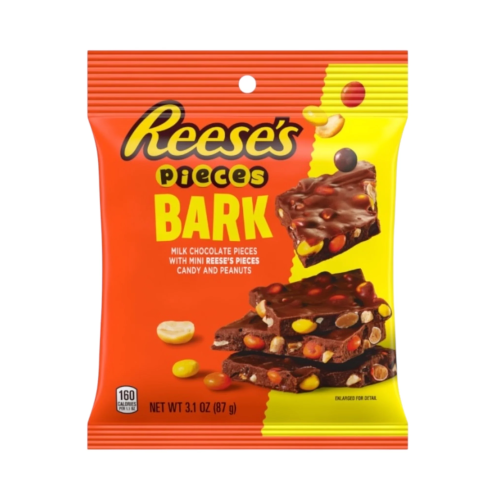 Mini Reese’s Pieces Chocolate Bark