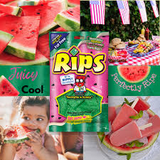 Rips Watermelon Bite Size Pieces – Fruity US Candy Snack