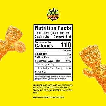 Sour Patch Kids Peach Candy