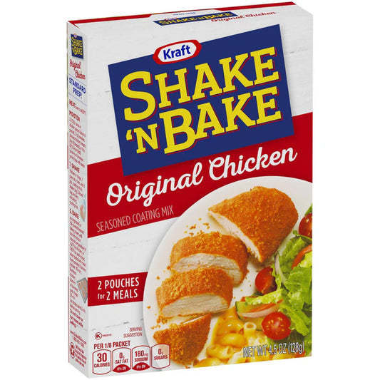 Shake ‘N Bake Original Chicken Seasoned Coating Mix, 10 sachets of 126g each in original packaging.
