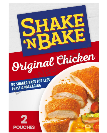Shake ’N Bake Original Chicken Coating Mix 126 g – USA‑Imported Seasoned Breadcrumbs – Crispy Oven‑Baked Chicken