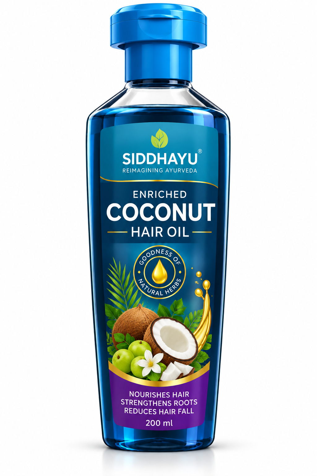 Siddhayu Enriched Coconut Hair Oil 200ML – Pack of 1
