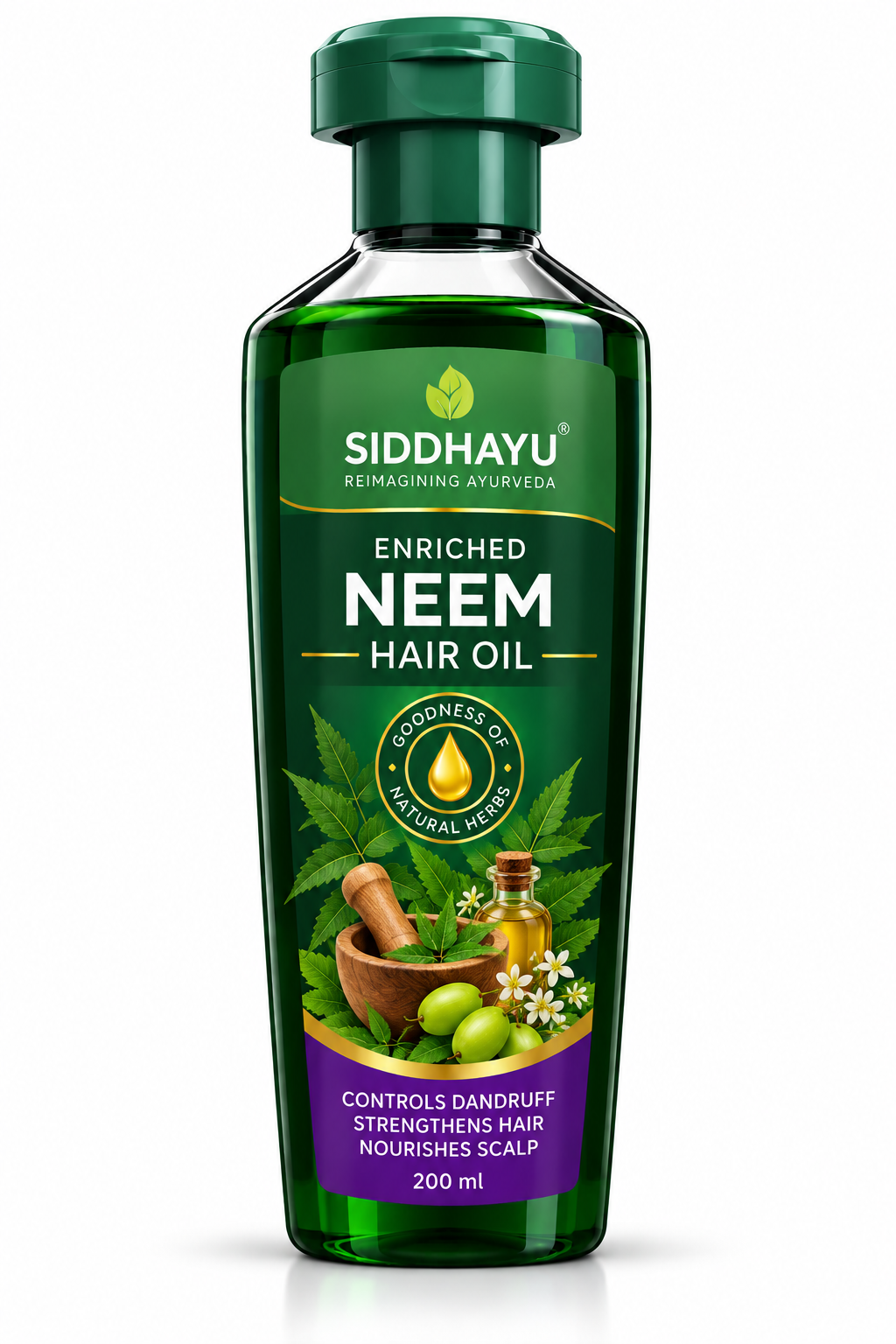 Siddhayu Enriched Neem Hair Oil 200ML – Pack of 1
