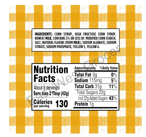 Smucker’s Butterscotch Drizzle for Desserts