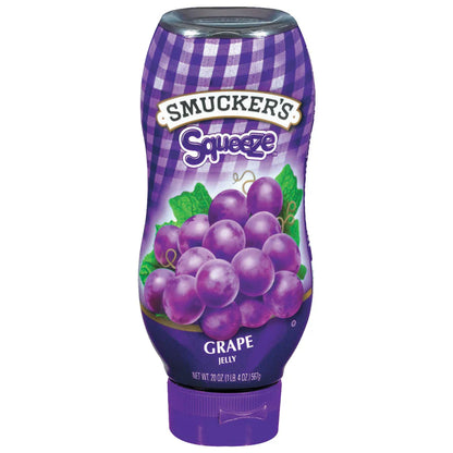 Smucker’s Grape Jelly for Sandwiches & Toast – Squeeze Bottle