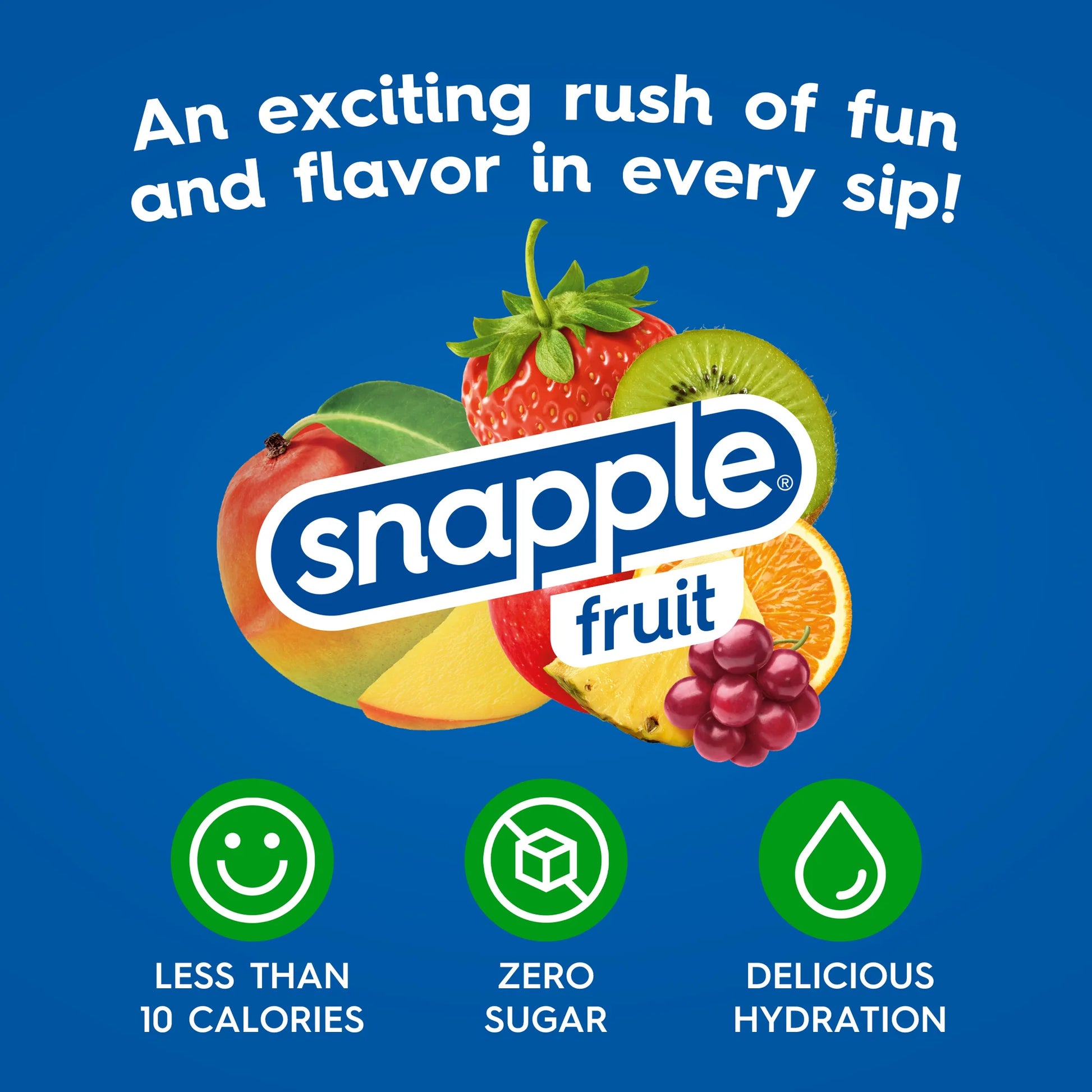 Snapple Singles To Go Mango Madness Drink Mix – 0.64oz (18g) Single-Serve Packet