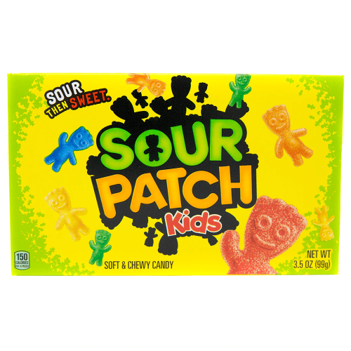 Sour Patch Kids Extreme 99g packaging front view – bold sour then sweet gummy candy