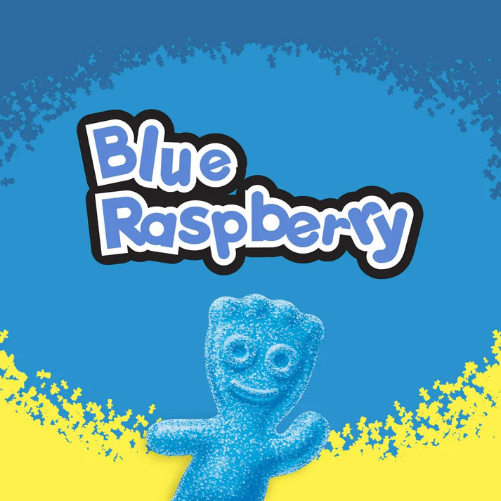 Blue Raspberry Sour Patch Shape Sour Patch Kids Blue Raspberry Peg Bag 226g – Sour Then Sweet Blue Gum ...