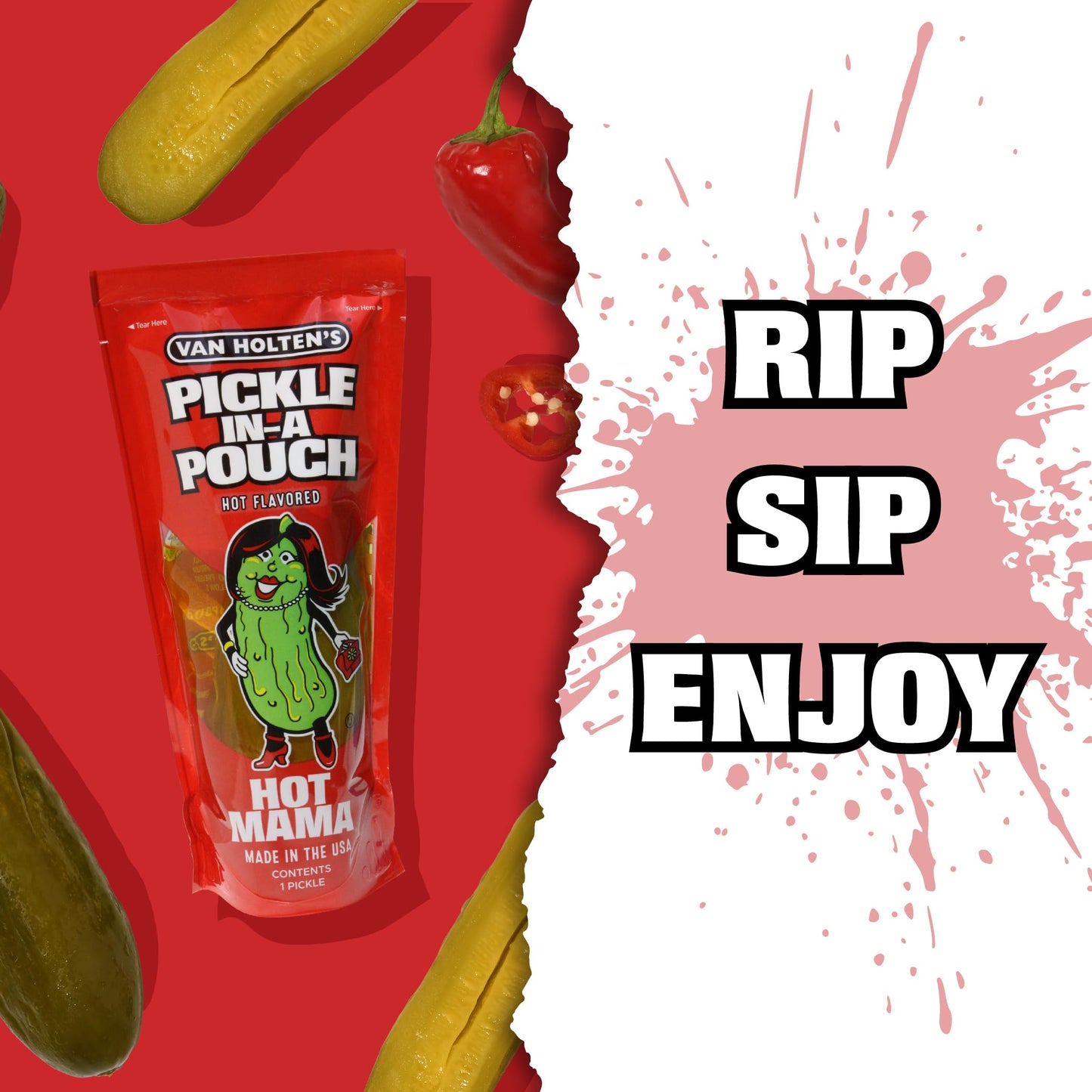 Hot Mama Pickle by Van Holten’s