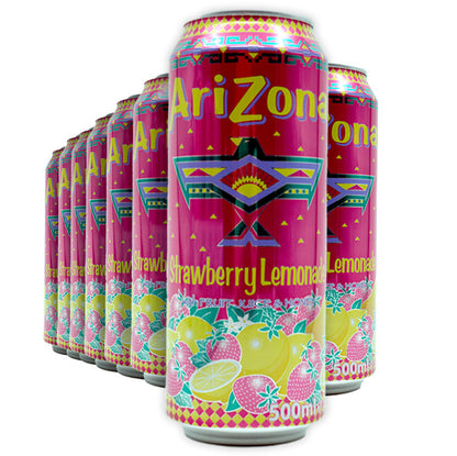 Arizona Strawberry Lemonade 500 ml – Refreshing Summer Fruit Drink