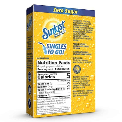 Sunkist Portable Pineapple Powder Mix