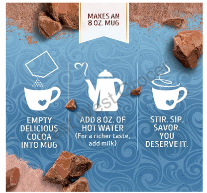 Swiss Miss Reduced Calorie Milk Chocolate Hot Cocoa Mix – USA Import | Low Calorie Hot Chocolate Drink | UK Stock | No Customs Fees | Guilt-Free Indulgence