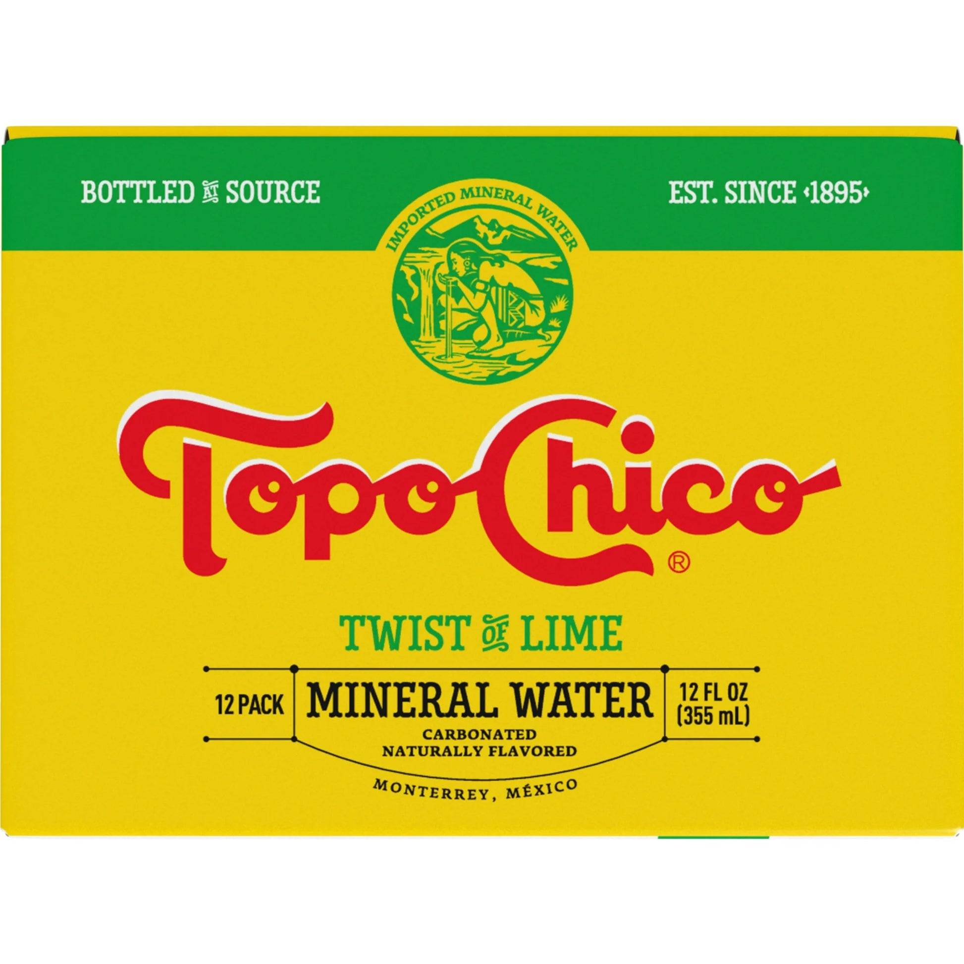 Topo Chico Twist of Lime Mineral Water 12oz