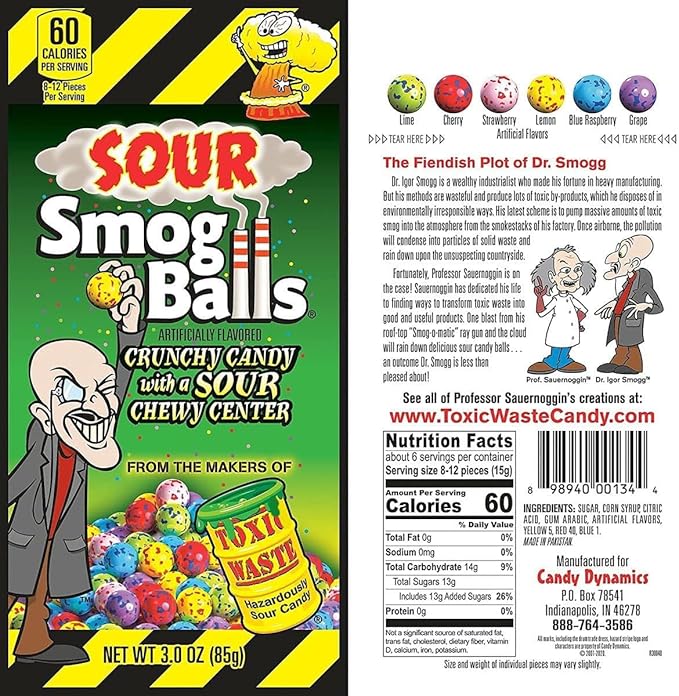 Toxic Waste Smog Balls