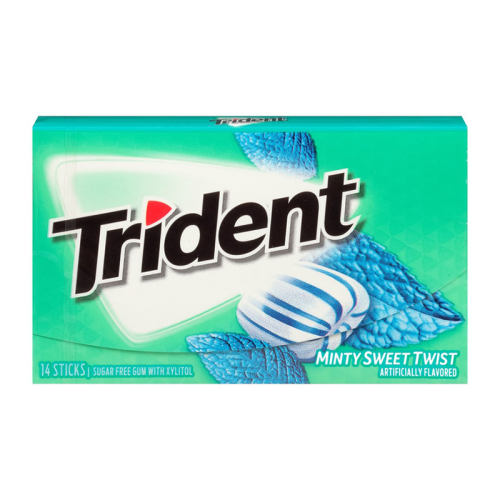 Trident Single Pack Mint Gum